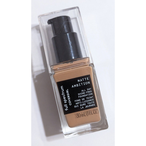 4/$20 COVERGIRL Full Spectrum Matte Ambition All-Day Foundation, Tan Cool - Picture 1 of 5